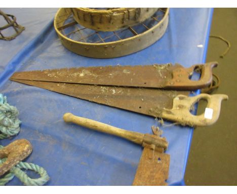 Two vintage wood sores