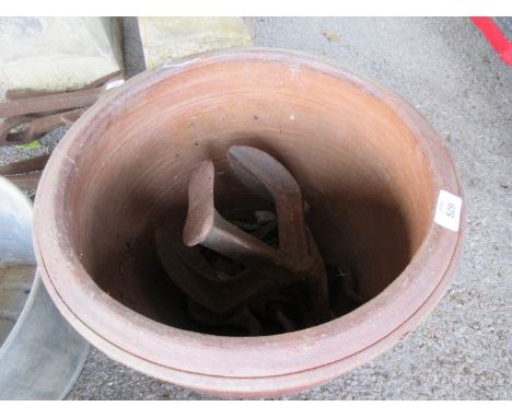 Planter containing various cobblers lasts etc