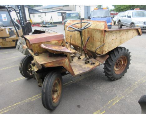 Vintage one ton Dumper, advised by vendor that it starts first time but requires attention to clutch &amp; brakes