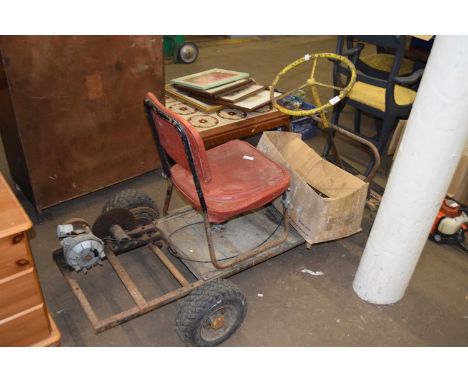 VINTAGE HOME MADE GO-KART