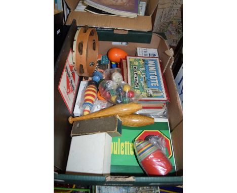 ONE BOX VARIOUS VINTAGE GAMES ETC