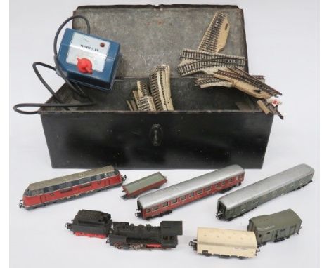 Vintage Marklin Train Set. Including two engines. ... coaches. ... track etc.