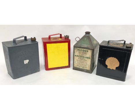 Automobilia Alexander Duckham & Co Oil Can Plus Others. Accompanied by three further oil / petrol cans for Shell. ... Shell M