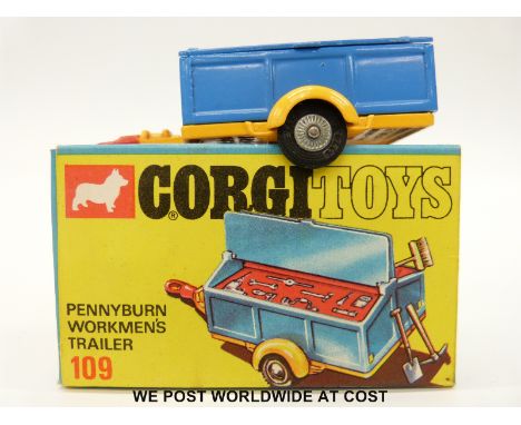 Corgi Toys diecast model Workman's Trailer, 109, in original box. 