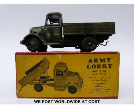 Britains Ltd diecast model Army Lorry with driver, in original box