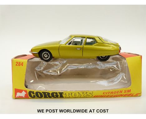 Corgi Toys Whizzwheels diecast model Citroen SM, 284, in original box