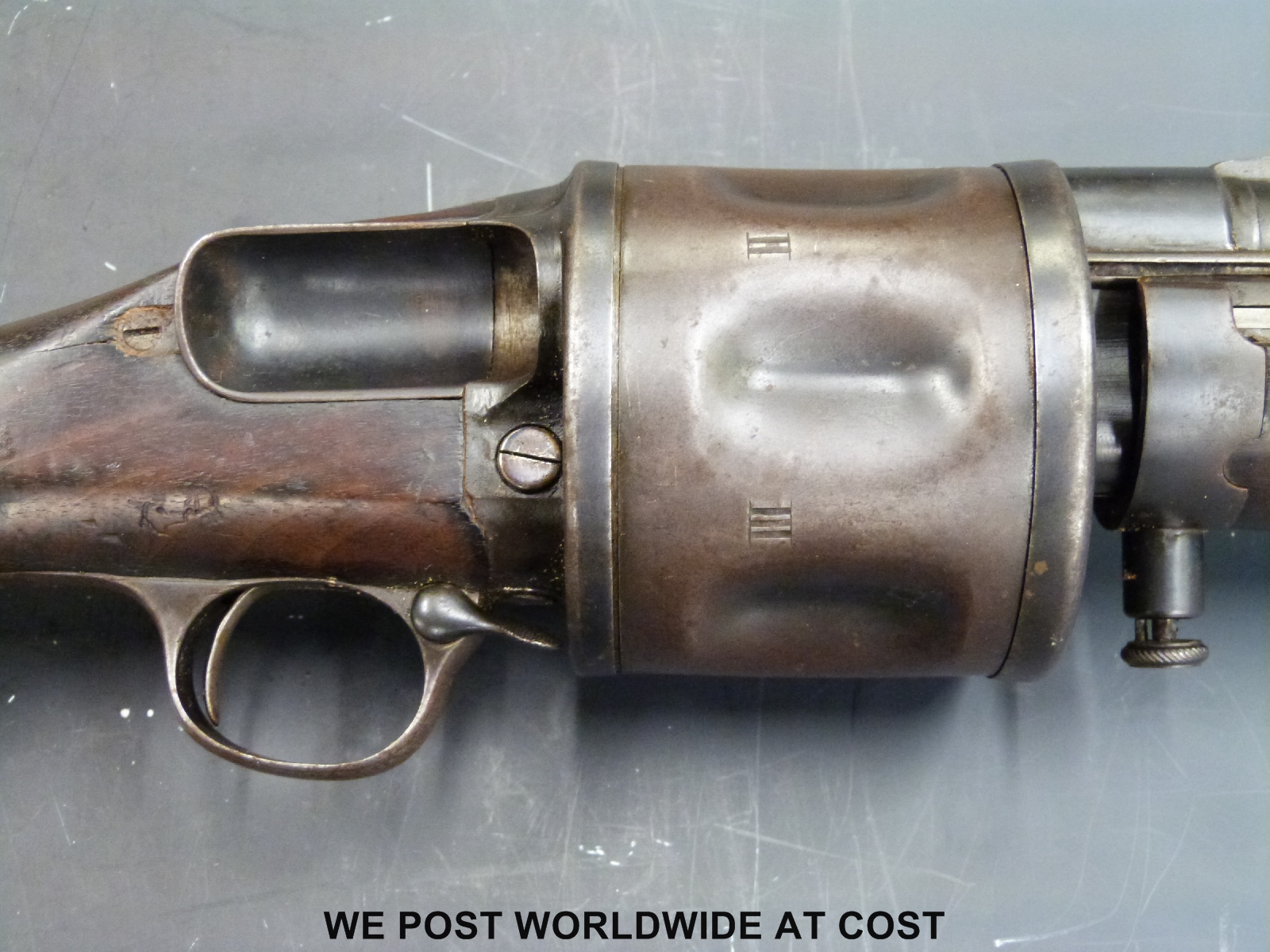 Becker semiautomatic revolving shotgun was invented in Germany in 1899