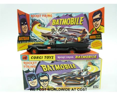 Corgi Toys diecast model Rocket Firing Batmobile, 267, in original box