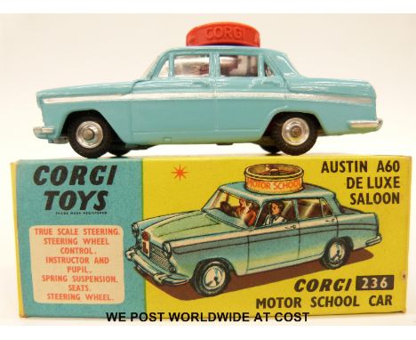 Corgi Toys diecast model Motor School Car, 236, in original box. 