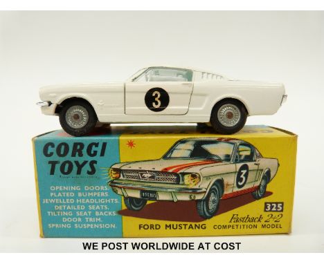 Corgi Toys diecast model Ford Mustang, 325, in original box. 