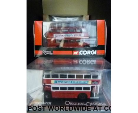 Eleven Corgi Original Omnibus Company (OOC) diecast model buses, all in original boxes 