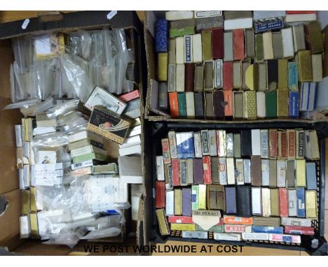 Approximately 300 decks of playing cards mainly American and British including around 60 double packs. 