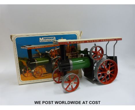 Mamod TE1A live steam traction engine, in original box