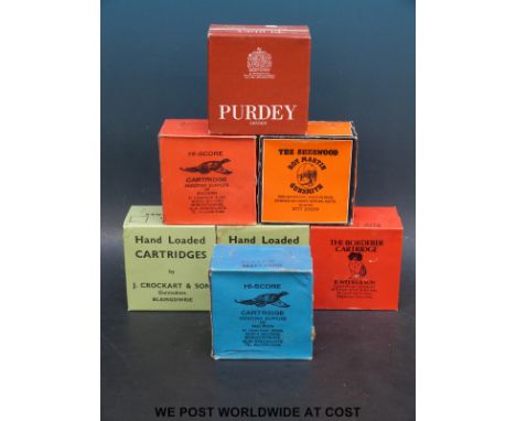 One-hundred-and-seventy-five collector's shotgun cartridges in five boxes. PLEASE NOTE THAT A VALID RELEVANT FIREARMS/SHOTGUN