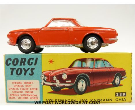 Corgi Toys diecast model, VW 1500, 239, in original box. 