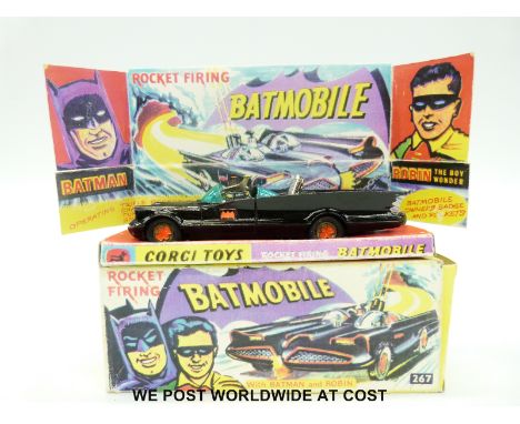 Corgi Toys diecast model Rocket Firing Batmobile, 267, in box