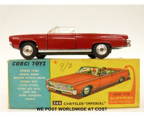 Corgi Toys diecast model Chrysler Imperial, 246, in original box. 