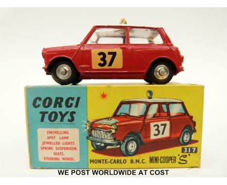 Corgi Toys diecast model Monte Carlo Mini Cooper, 317, in original box. 