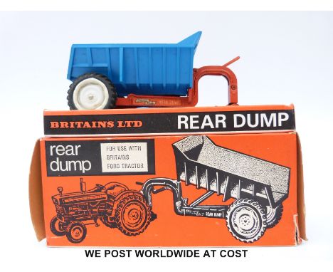 Britains Ltd model Fordson Tractor and Shawnee Poole Rear Dump Trailer, 9630, in original box 