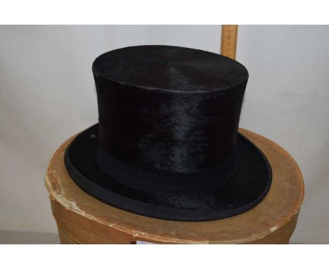 A vintage top hat by Tress &amp; Co, London