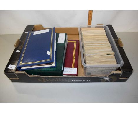 Mixed Lot: Large quantity of various UK and other postcards, further album of royalty postcards and an album of vintage greet