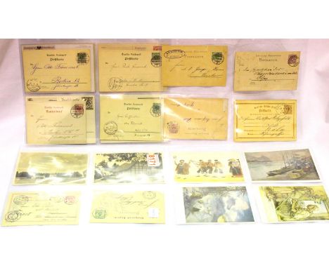 German WWI and later postcards, including photographic and artistic subjects, some used and bearing stamps, twenty-four in to