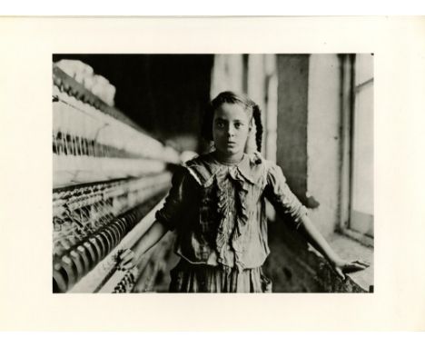 Artist: Lewis Hine (American, 1874-1940). Title: "Ten Year Old Adolescent Girl, a Spinner in a North Carolina Cotton Mill". M