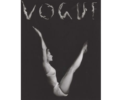 Artist: Horst P. Horst (German/American, 1906 - 1999). Title: "V.O.G.U.E., Lisa Fonssagrives-Penn, New York". Medium: Origina