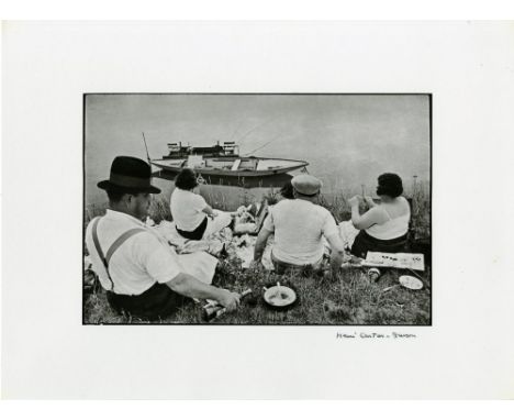 Artist: Henri Cartier-Bresson (French, 1908 - 2004). Title: "On the Banks of the Marne". Medium: Original photogravure. Date: