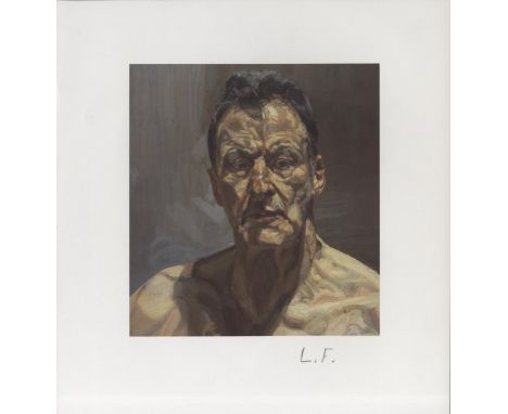 Artist: Lucian Freud (German/English, 1922-2011). Title: "Reflection (Self-Portrait)". Medium: Color offset lithograph. Date: