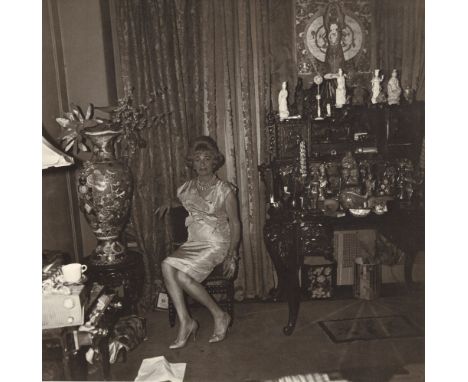 Artist: Diane Arbus (American, 1923-1971). Title: "A Widow in Her Bedroom on 55th St., N.Y.C". Medium: Original vintage photo