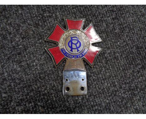 A vintage motor car badge - The Order of the road 