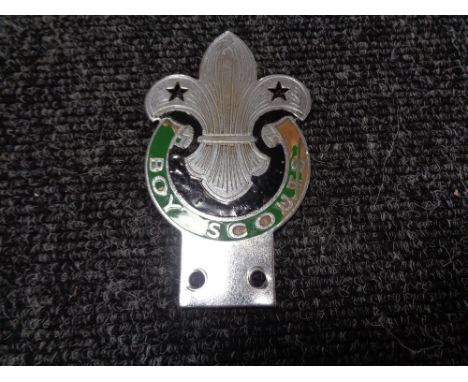 A vintage motor car badge - The boy scouts 