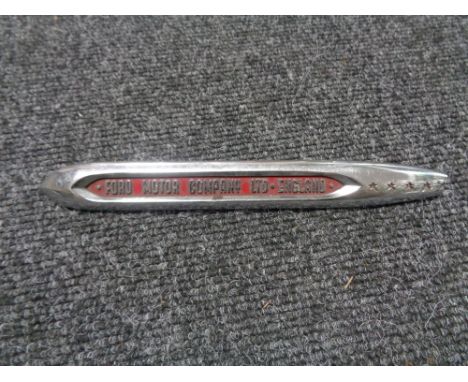 A vintage motor car badge - Ford Motor company England 