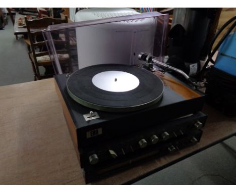 An Era Mk. 6  vintage turntable with S.M.E. pickup arm, with Shure V. 15 Mk. 3 cartridge,  together with a Cambridge Audio P.