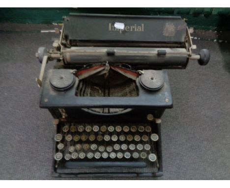 An antique Imperial typewriter 