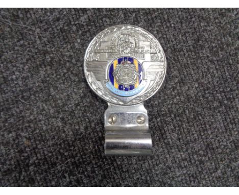 A vintage motor car badge - Royal Army service corp 