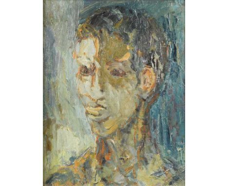 § Mechtild Nawiasky (1906-1987) Portrait of a young boyoil on board 44 x 34cmOne or two negligible accretions visible under v