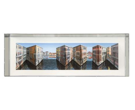 § Patrick Hughes (1939-) Sea Citysigned 'Patrick Hughes' (lower right); numbered 50/100hand painted 3-D print with archival i