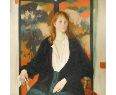 § Ursula McCannell ARCA, WICA (1923-2015) Portrait of Lizzie Palmersigned with monogram and dated 84 (lower right); further s