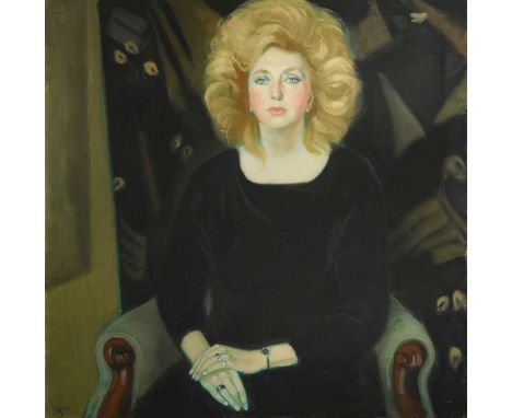§ Ursula McCannell ARCA, WICA (1923-2015) Portrait of Dr Anne Sloansigned with monogram (lower left)oil on canvas, unframed76