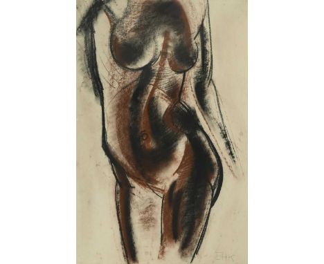 § Eric Henri Kennington RA (British 1888-1960) Nude Figure, 1926signed 'E H K' (lower right)pastel55 x 36cmExhibited:London, 