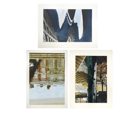 § Brendan Neiland (1941-) A group of three unframed screenprints, to include: Hampton Court, 1984, numbered 30/250, 85 x 60cm