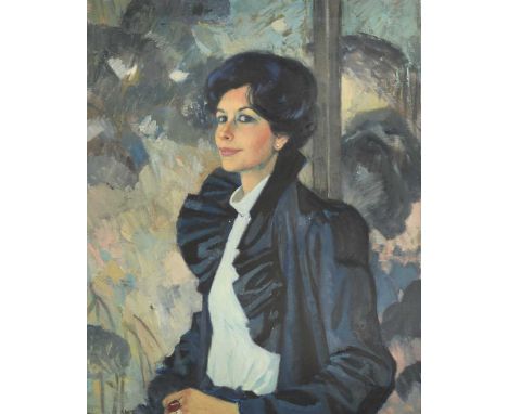 § Ursula McCannell ARCA, WICA (1923-2015) Portrait of Lydia Lee, 1981signed with monogram (lower right); further signed and t