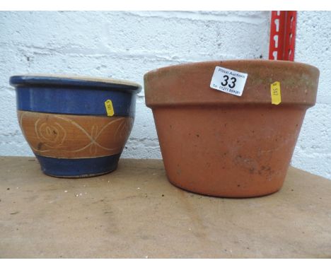 Terracotta Planter and Other 
