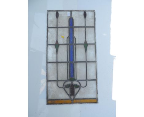 Leaded Glass Light Panel 