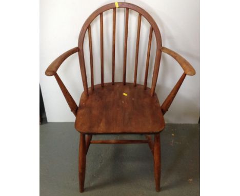 Stick Back Carver Chair with Shaped Seat 