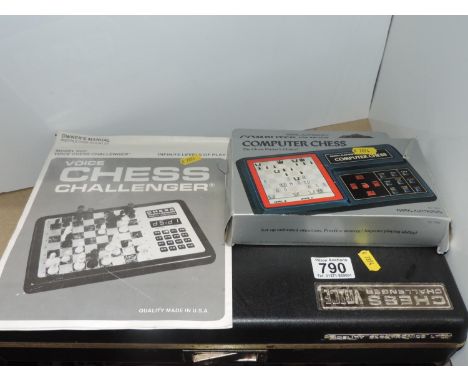2x Vintage Electronic Chess Sets 