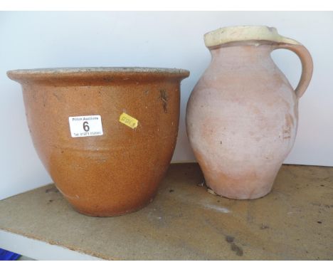 Garden Planter and Jug 