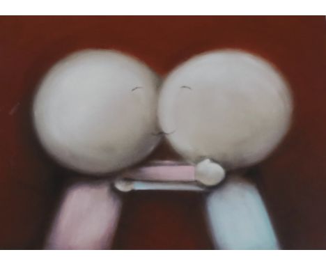 Doug Hyde (b.1972), lithograph, ‘Bisou’, signed in pencil, edition 104/250, 59 x 73cm